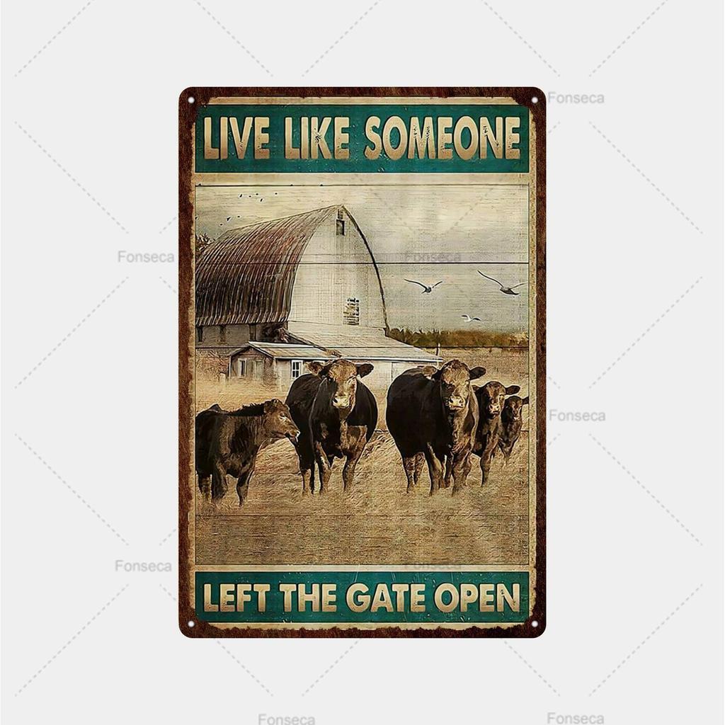 Język migowy zwierząt Kolorowy metalowy znak Dekoracja pokoju Bar Plakat ścienny Puszka Retro Zardzewiały napój Żelazo Piwo Dekoracja hotelu