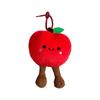 Red Charming Plush Ornament Fun Fruit Doll Bag Accessory For Holiday Gifts