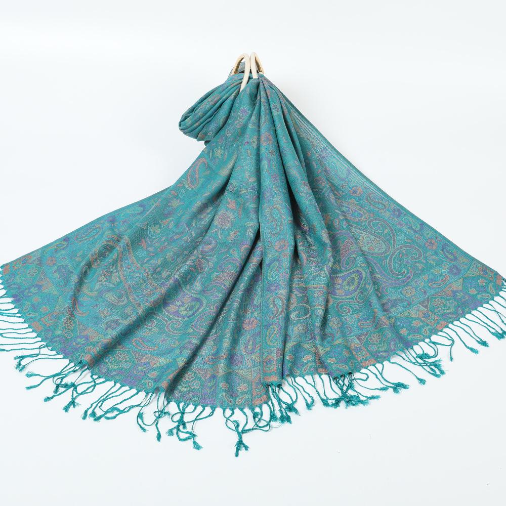 Shawl outside women's spring and autumn cape long scarf cheongsam outside air-conditioned room scarf cape