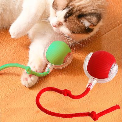 Interactive Cat Rolling Ball Super Drive Cat Rolling Balls With Bird Chirping Motion Activated Sensor Pet Kitten Teaser Game Toy