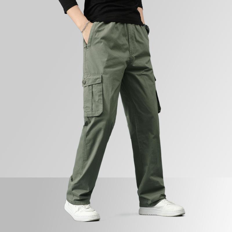 Men's Lightweight Hiking Pants Quick Dry Tactical Work Outdoor Trousers Cargo Pants Workout Joggers Elastic Waist Tactical Pants with Multi Pockets