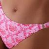 2Pcs/Set Sexy Bikini Set Floral Print Triangle String High Cut Swimsuit Adjustable
