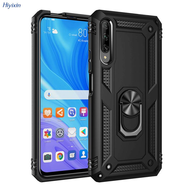 Suitable for Huawei P40Pro Sergeant anti-drop mobile phone case Honor X9 car ring bracket three-proof protective case