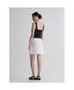 8SECONDS Motif Mini Skirt White