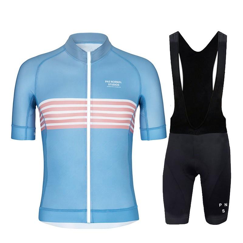 Cycling Bib Shorts Set With Short Sleeve Jersey Men Women Breathable Moisture Wicking Bike Wear