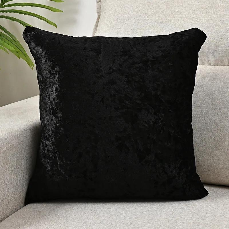 Ice Velvet Cushion Cover Pillowcase Soft Comfortable Decorative Cushions Cover for Sofa Nordic 30X50 45X45 50X50CM