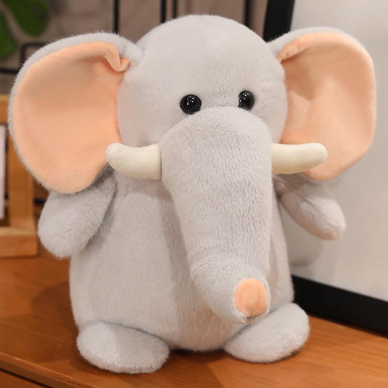 

Cute chubby elephant duckling doll plush toy hippo dinosaur doll children s company soothing rag doll 28cm（0.2kg）