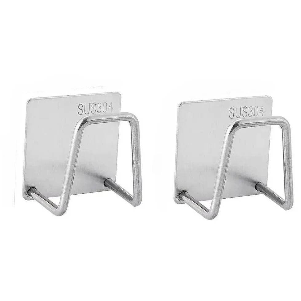 

Подставка для губки для раковины, сушилка для посуды, самоклеящаяся полка для хранения, кухонный органайзер, полка, кухонная проволочная губка, держатель для кухонных аксессуаров чёрный