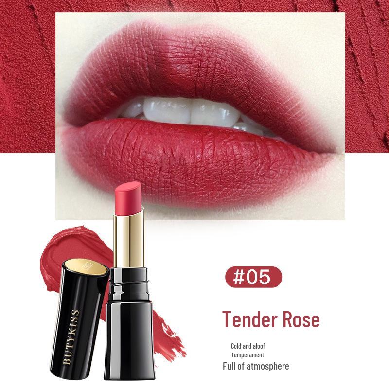 Soft Mist Non-Stick Waterproof Matte Lipstick - Moisturizing & Long-Lasting Velvet Hydrating Lip Gloss