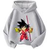 Dragon Ball Chibi Characters Kids Hoodie 100-160 Size 3-12 Years Boys Casual Sporty Children's Sweatshirt