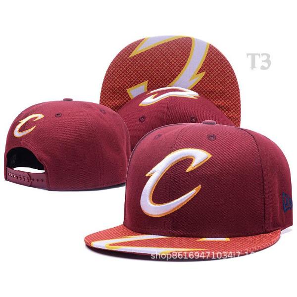 Cappellino da baseball a visiera piatta NBA Cavaliers James Stesso Bordo Piatto Cappello a visiera piatta Hip Hop Bordeaux Cappello Hipster da Uomo e Donna