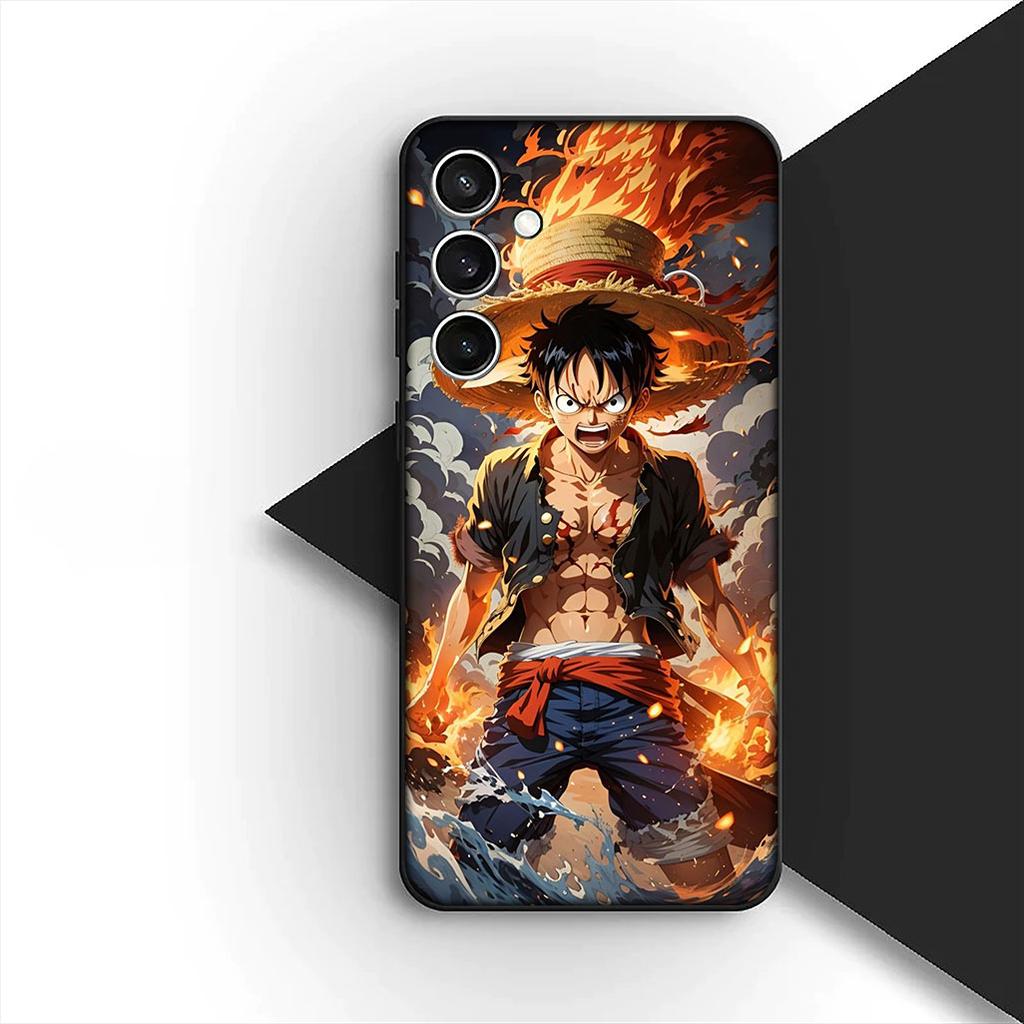 Cover for Samsung Galaxy S10 S8 S9 Plus A33 A34 A31 70 A71 A72 Note 20 9 8 S10E Phone Case Nami Roronoa Zoro One Luffy Pieces