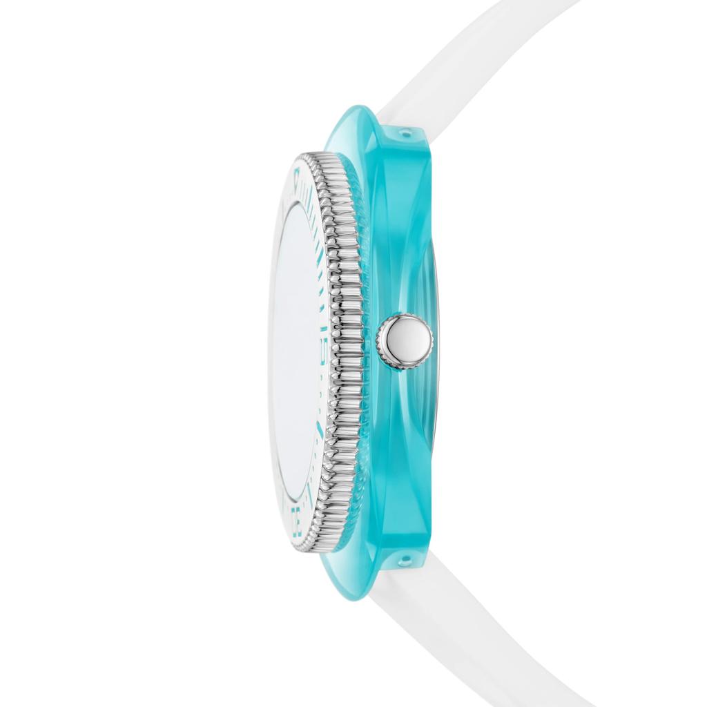 Skechers Palmera Blue Polycarbonate SR6319 Women's Three-Hand Watch,