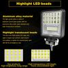 2pcs 4'' LED Work Light Truck Offroad Running Lights Bar 120W 6000k Fog Light Bar For Steamship Camper Tractor Motorcycle ATV