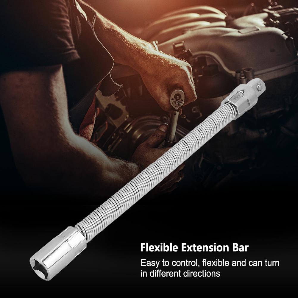1/2” Flexible Extension Bar Set Shaft Bit Holder Connecting Link (250mm)