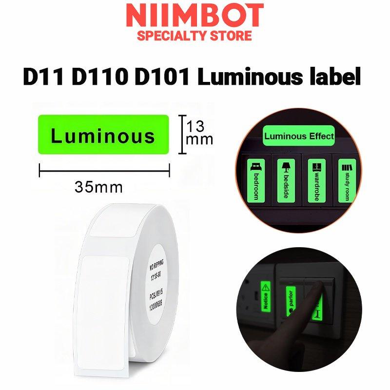 

Светящаяся печатная этикетка NIIMBOT D11 D110 13*35 мм, 90 шт. клей для производителя этикеток NIIMBOT D11 D101 D110