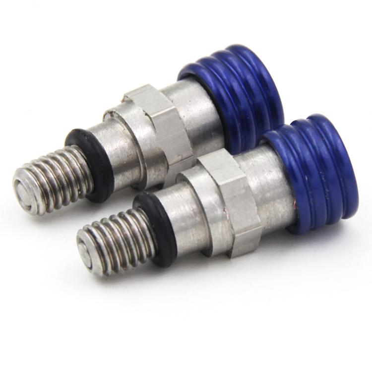 2pcs Motorcycle Air Bleeder Pressure Valve Brake Fluid Screw Fork Air Bleed Valve Brake Bleeder Valve Air Bleeder Valve Brake Screws - View #2