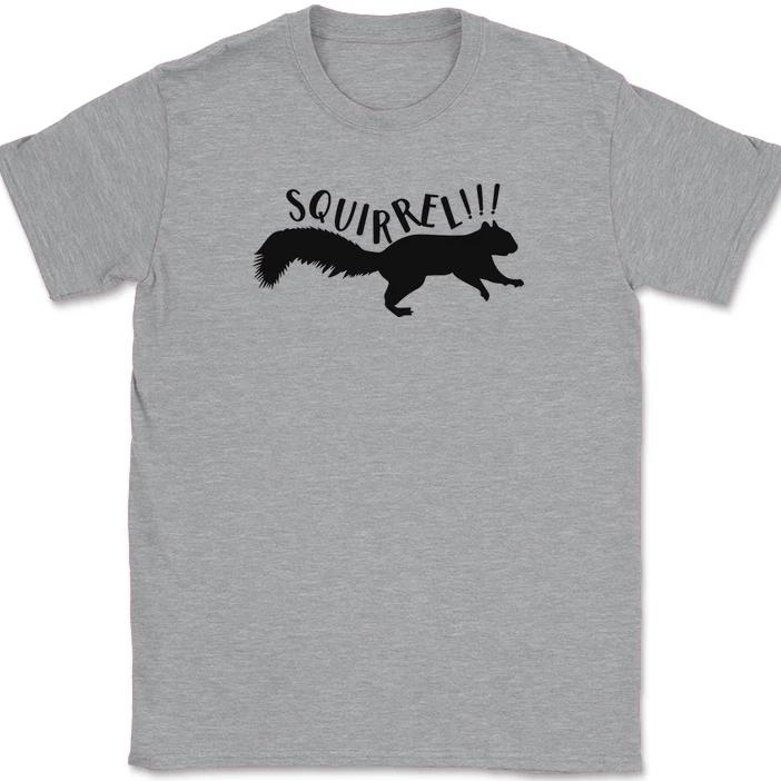 Squirrel TShirt Unisexs Unisexs Tees Top Funny Movie Up Humor Animal Graphic Gift Tee 2XL