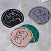 Cartoon Pattern Floor Drain Cover PVC Sink Strainer Hair Stopper Sink Drain Cover  Bathroom