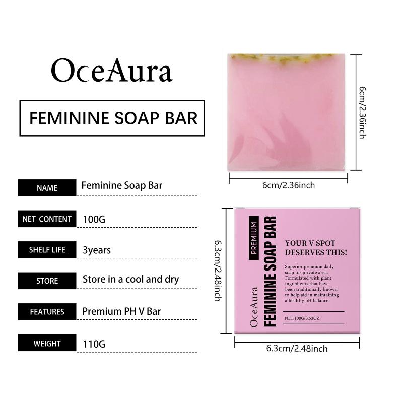 Oceaura Women'S Body Care Cleansing Soap Refreshing Comfort Gentle Cleansing Body Skin Bath Soap