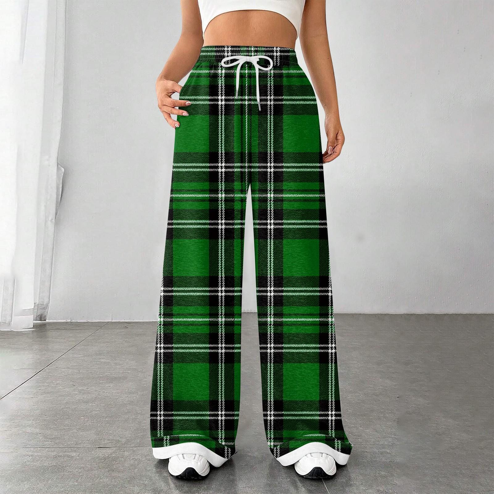 

Женские модные свободные повседневные спортивные брюки с завязками и закрытой талией, повседневные брюки L зелёный