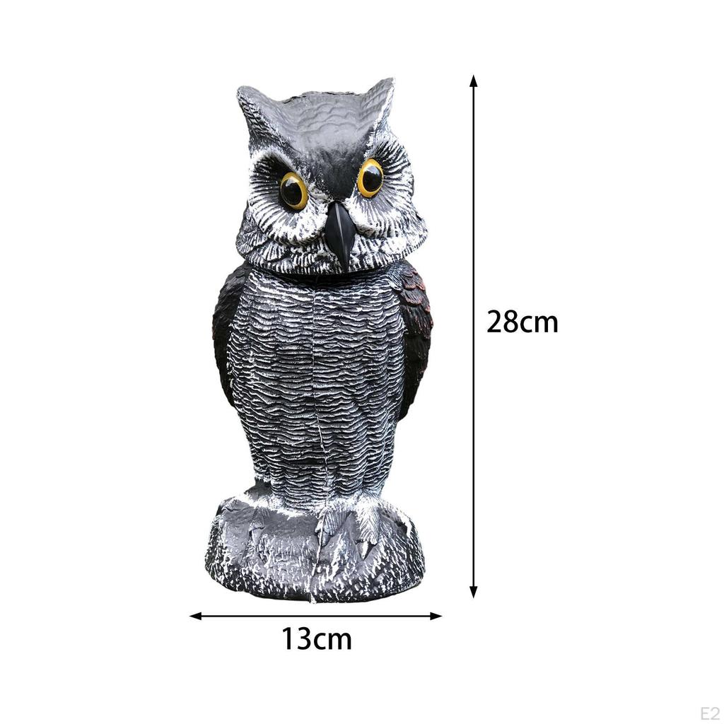 Elegant Owl Sculpture for Outdoor Garden Decor