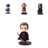 Charming Avengers Birthday Cake Decoration Figures Including Iron Man And Captain America For Kids' Celebrations