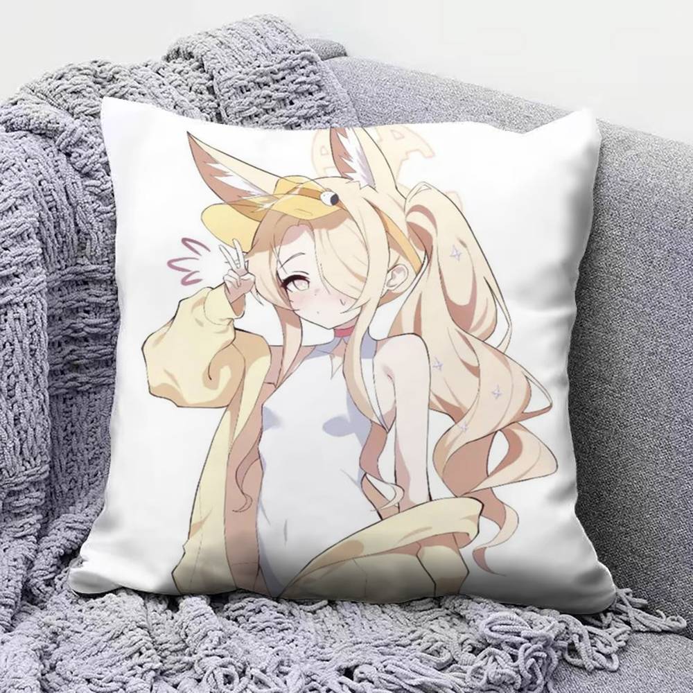 Yurizono Seia Game Blue archive Home Sofa Cushion Covers and Aecorative Custom Pillow Covers