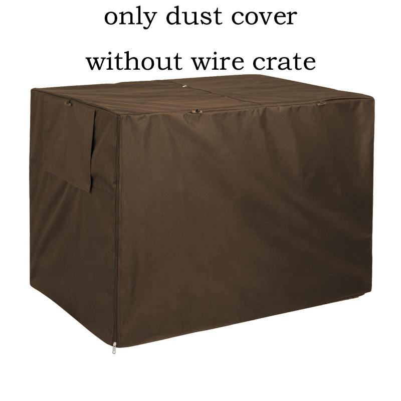 

Pet Dog Kennel Cover 210D Oxford Dustproof Waterproof Durable Dog Cage Dust Cover Outdoor Foldable Universal Dog Cage Accessory XS 63x48x50cm