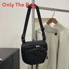 Minimalist Nylon Crossbody Bag With Zipper Closure For Daily Casual Wear
