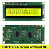 Yellow Green Screen IIC LCD Display 5V Operation PCF8574 Interface  Electronic Projects