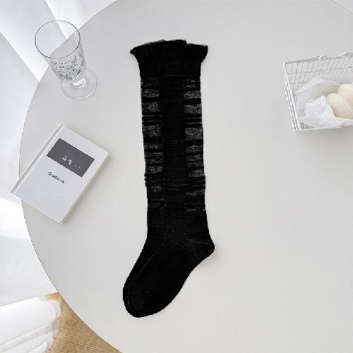 

Women s Stockings Spring and Summer Thin Calf Socks Stockings Ballet Style JK School Girl Solid Color Knee Socks Stockings Gifts One Size