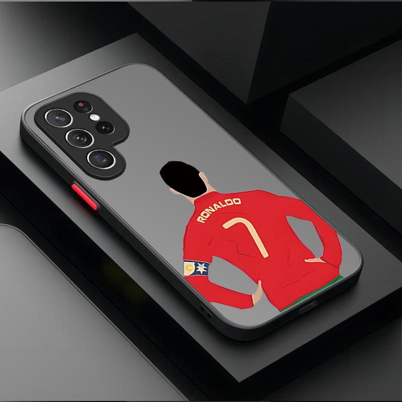 Etui na telefon z numerem 10 7 piłkarza For Samsung Galaxy S24 S23 S22 Ultra S21 S20 FE S10 Plus A15 A25 A35 A55 5G Note 20 10 Pokrowiec PC