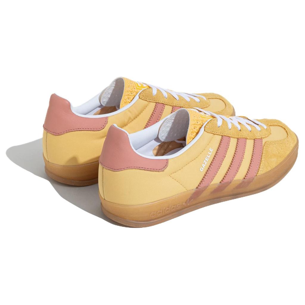 adidas  Gazelle Indoor Semi Spark Wonder Clay Women Sneakers Yellow Cloud-White IE2959