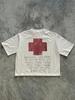 Streetwear Vintage Y2K Estetica Graffiti Digitale Punk Grafica a Lettere T-shirt da Uomo e Donna