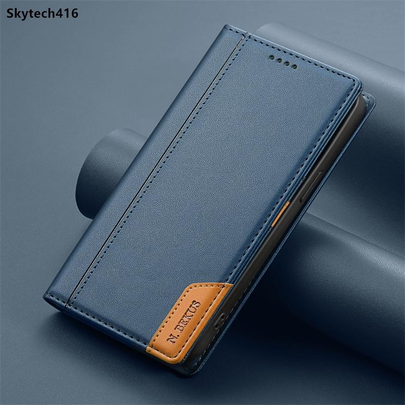 For Redmi 14C 14R Note 10 11 11S 12 12R 12S 13 14 Pro Plus Max 4G 5G Leather Case Flip High Quality Card Slot Bracket Wallet Cover Casing