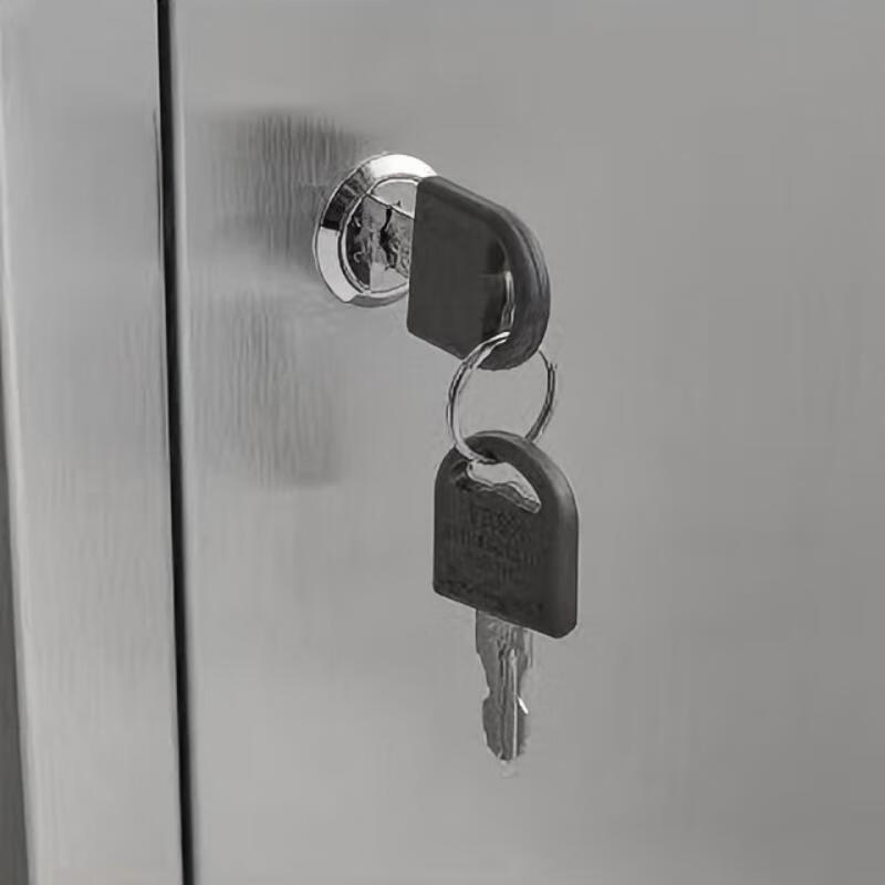 Taishite Stainless Steel Double-Lock Storage Cabinet
