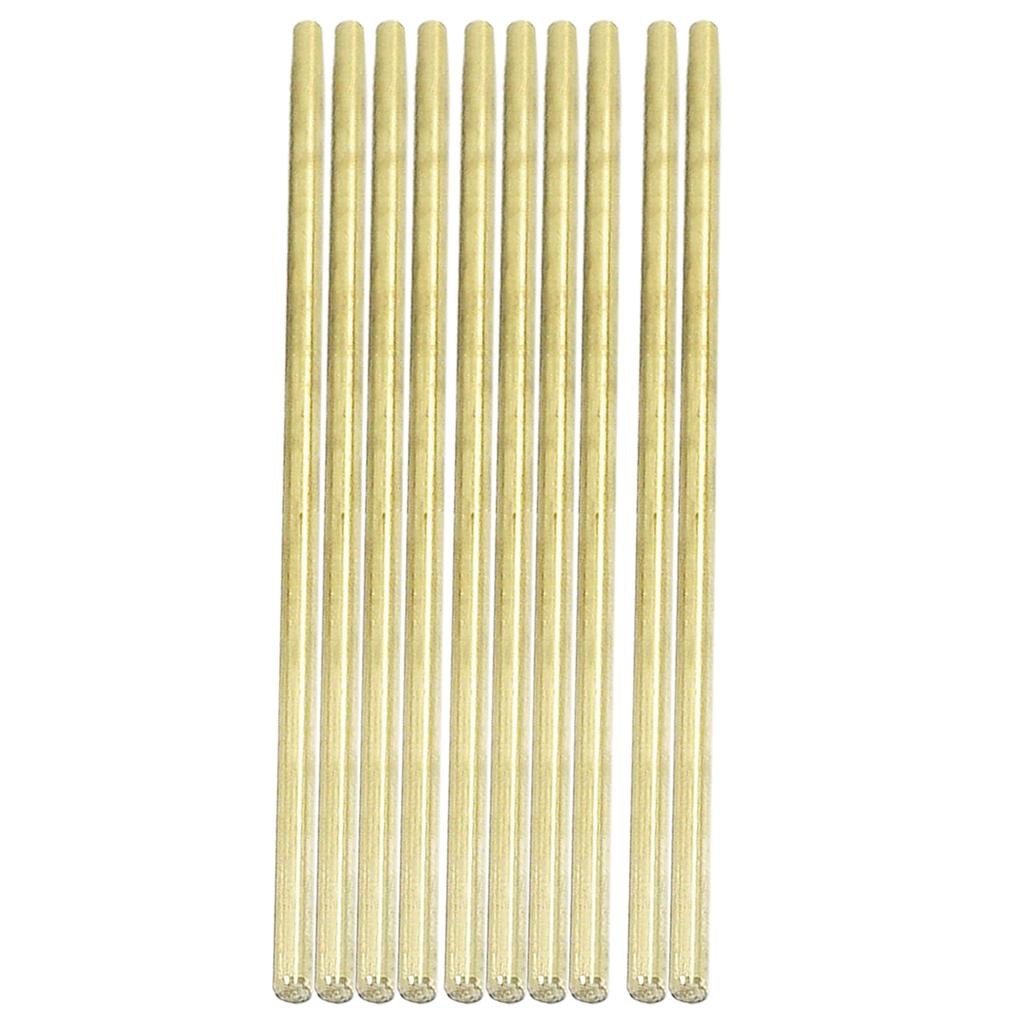 10pcs 100mm Length 3mm Diameter Brass Round Rod Bar for RC Model Airplane