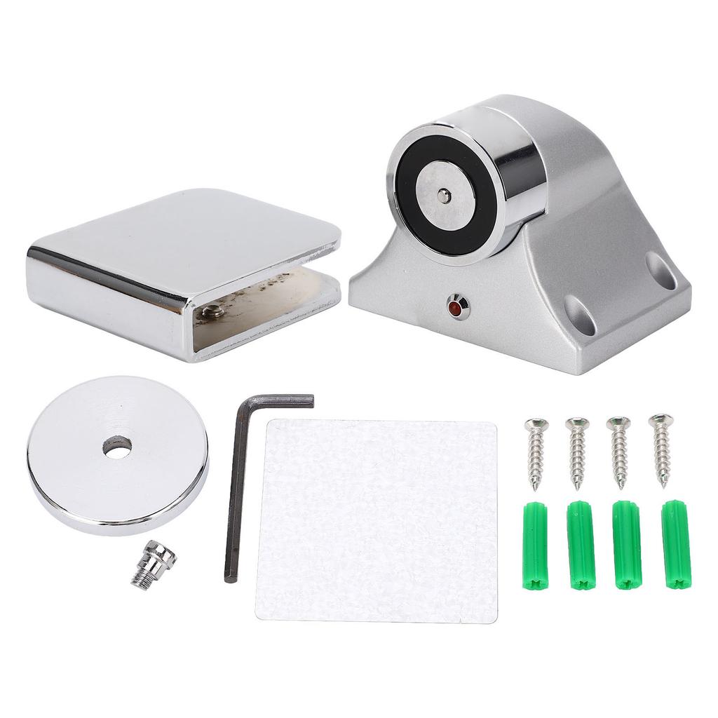 Electromagnetic Door Stop Catch Holder Magnetic Door Stopper Lock 500N Suction DC 24V