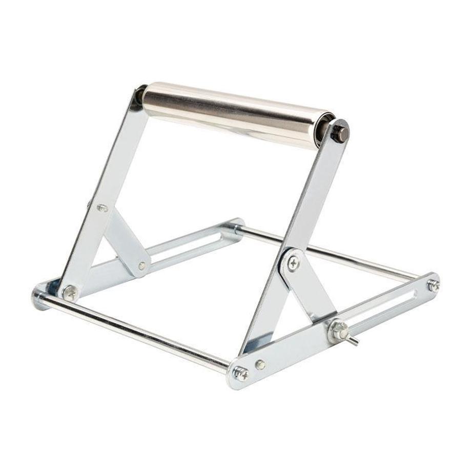 1 Pcs Material Rack Long Material Auxiliary Support Frame Balance Bracket Adjustable Lifting Roller Bracket Foldable