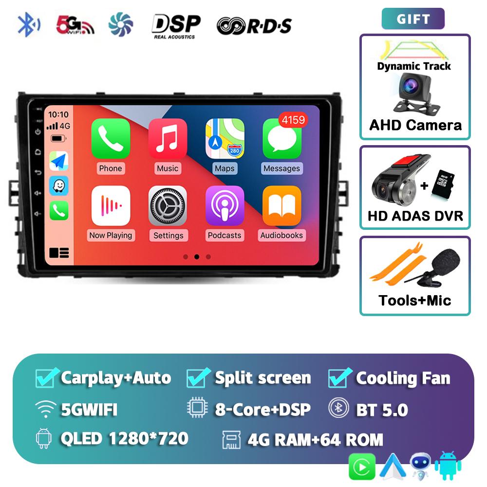 Android 14 Carplay Auto for VW Volkswagen MQB POLO VI Jetta MK7 2018-2020 2021 Car Radio Stereo Video Multimedia Player GPS WIFI