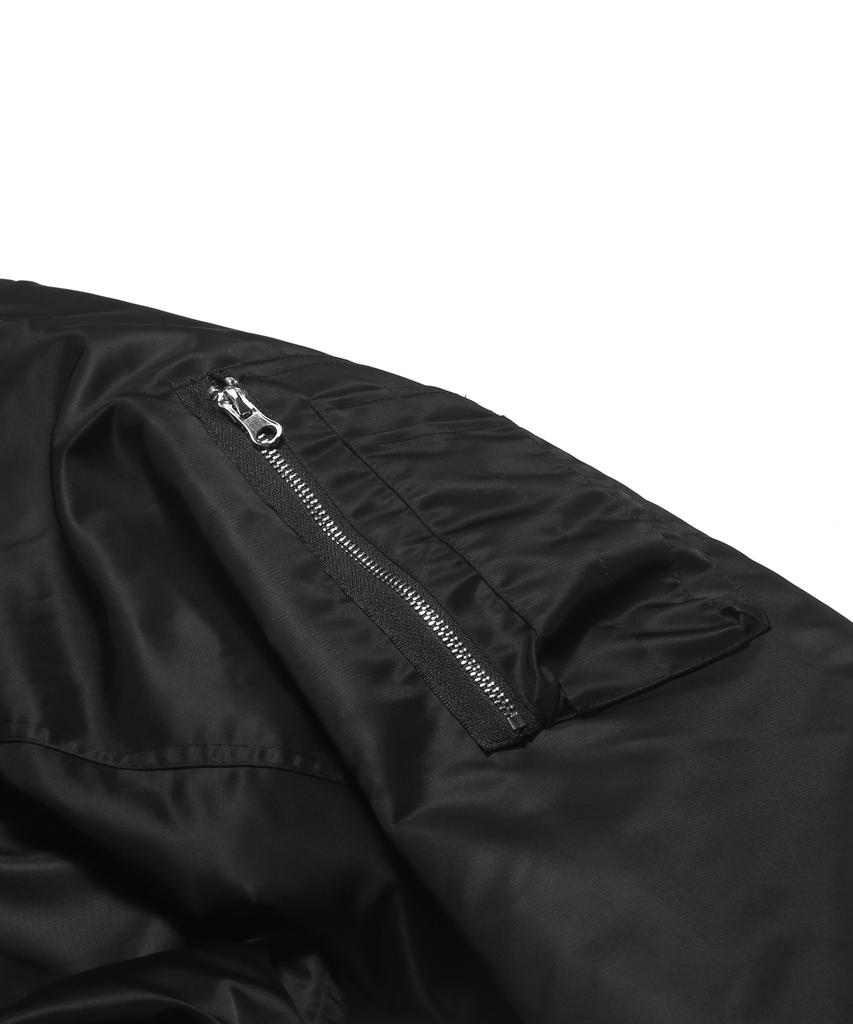 Rockpsycho Leopard Bomberjacke Schwarz