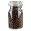 GLASS HERMETIC JAR WITH GLASS LID 1.1L