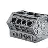 V8 Engine Pencil Holder, Resin Desk Organizer for Mechanical Engineers.