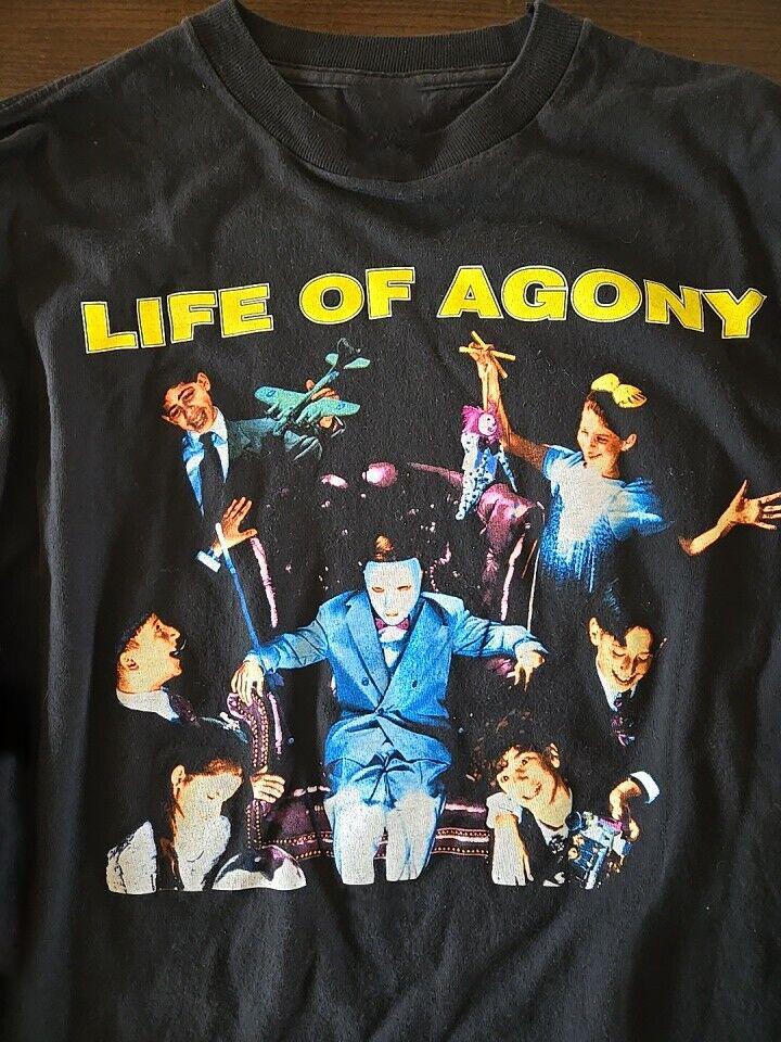 Черная футболка Life Of Agony Хлопок Унисекс S-3XL Унисекс Футболка XL