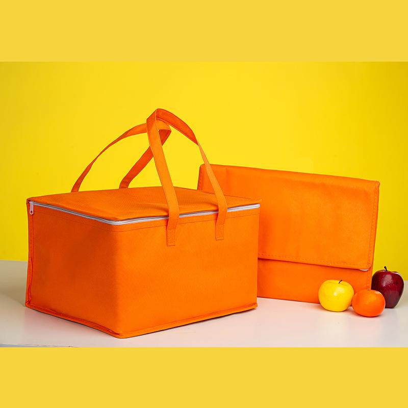 

Большая вместительная термосумка для морепродуктов на вынос для холодного хранения Size 3: 43x29x25cm оранжевый