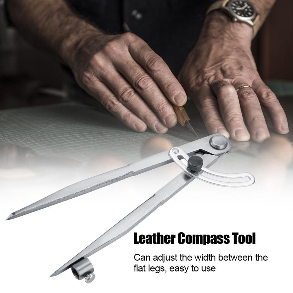 Adjustable Width Locking Wing Divider Carbon Steel Metal Scribe Tool Compass Scriber Metalworking
