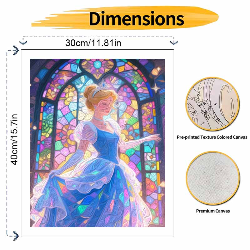 Disney Oil Painting Hand Painting Coloring Painting Handmade Diy Home Decoration Gift