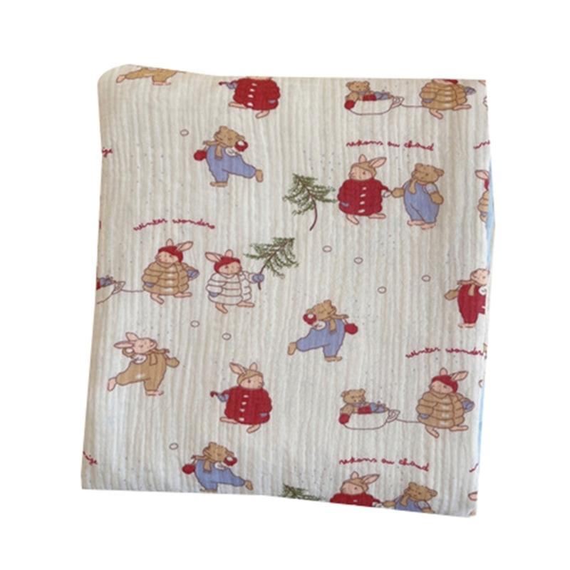 Baby Blanket for Soothing Relaxing Cotton Baby Comforter Calming Dotted Design Blanket for Newborns Cotton Swaddles Wrap