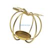 Hollow Out Pumpkin Figurine Tealight Holder Metal Candlestick Table Centerpieces Decors for Halloween Parties D57B